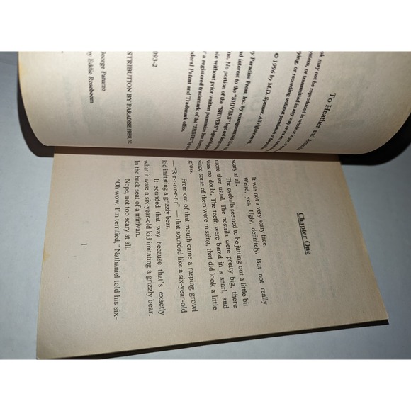 Vintage 1996 Shivers #23 Night of The Goat Boy M.D.Spenser PB Book Rare - Picture 4 of 6